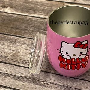 Hello Kitty Pink Tumbler with Lid